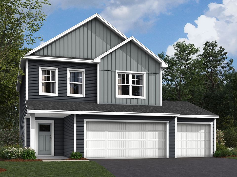 Concord Elevation C 3 car garage