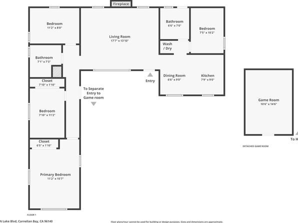 5999 N Lake Blvd, Carnelian Bay, CA 96140