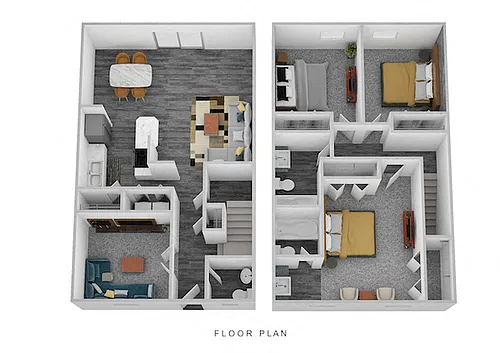 Floor plan The Indian Hill Townhome - Plus Den