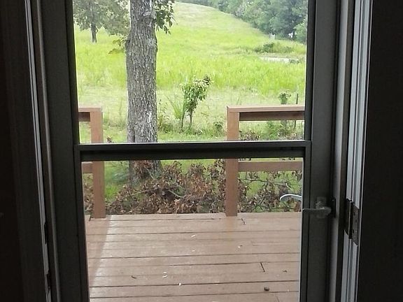 Out back door