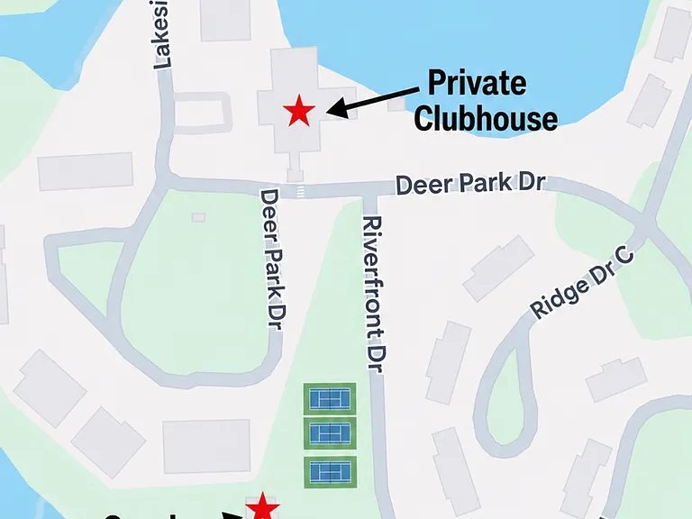 The condo is next to the river and tennis courts and a minute walk to the clubhouse and lake.