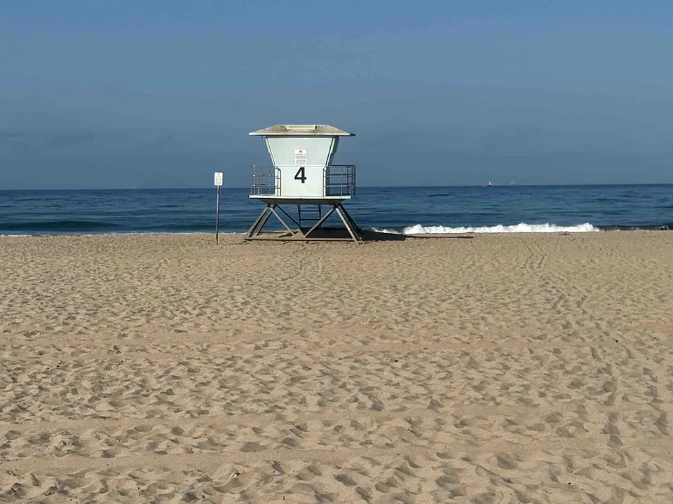 steps from the sand