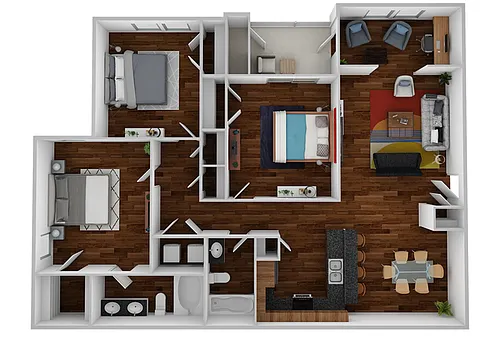 Floor plan C - The Biltmore