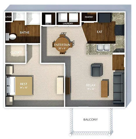 Floor plan The Kensington