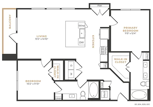 Floor plan B4