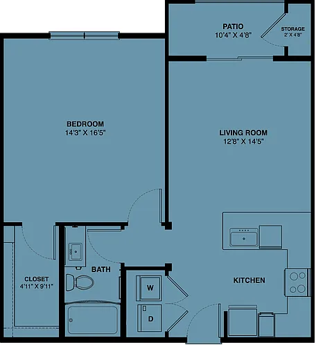 Floor plan A1b