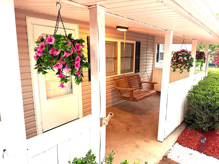 Front porch & swing