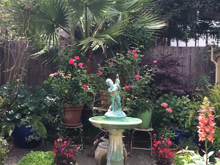 garden fountain
