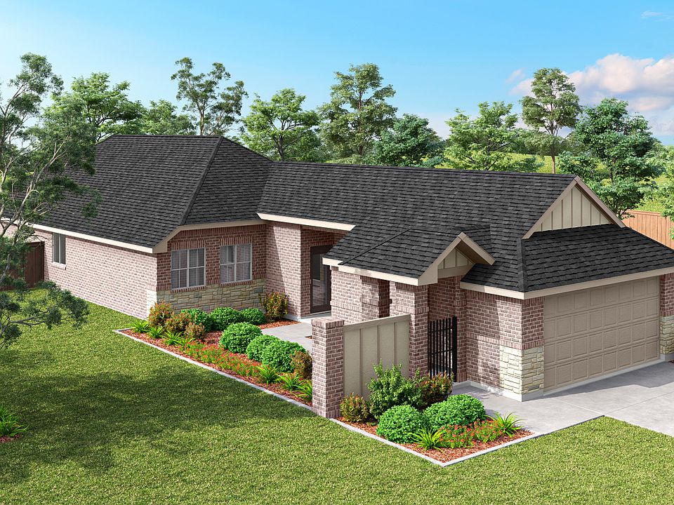 Harwood Elevation A - Brick Wing Wall