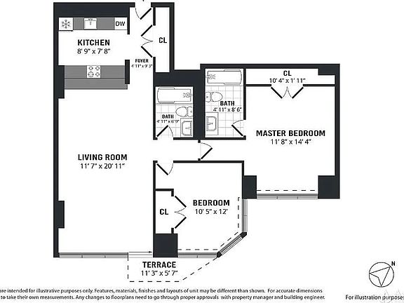2nd image of 1991 Broadway APT 10B