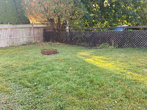 Fence line and fire pit