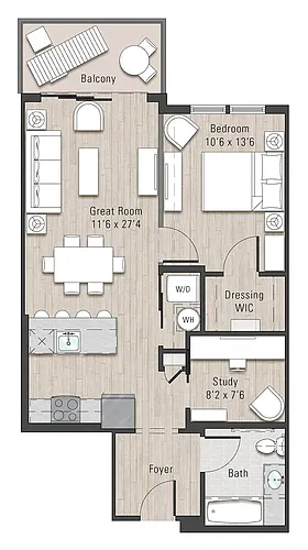 Floor plan B3