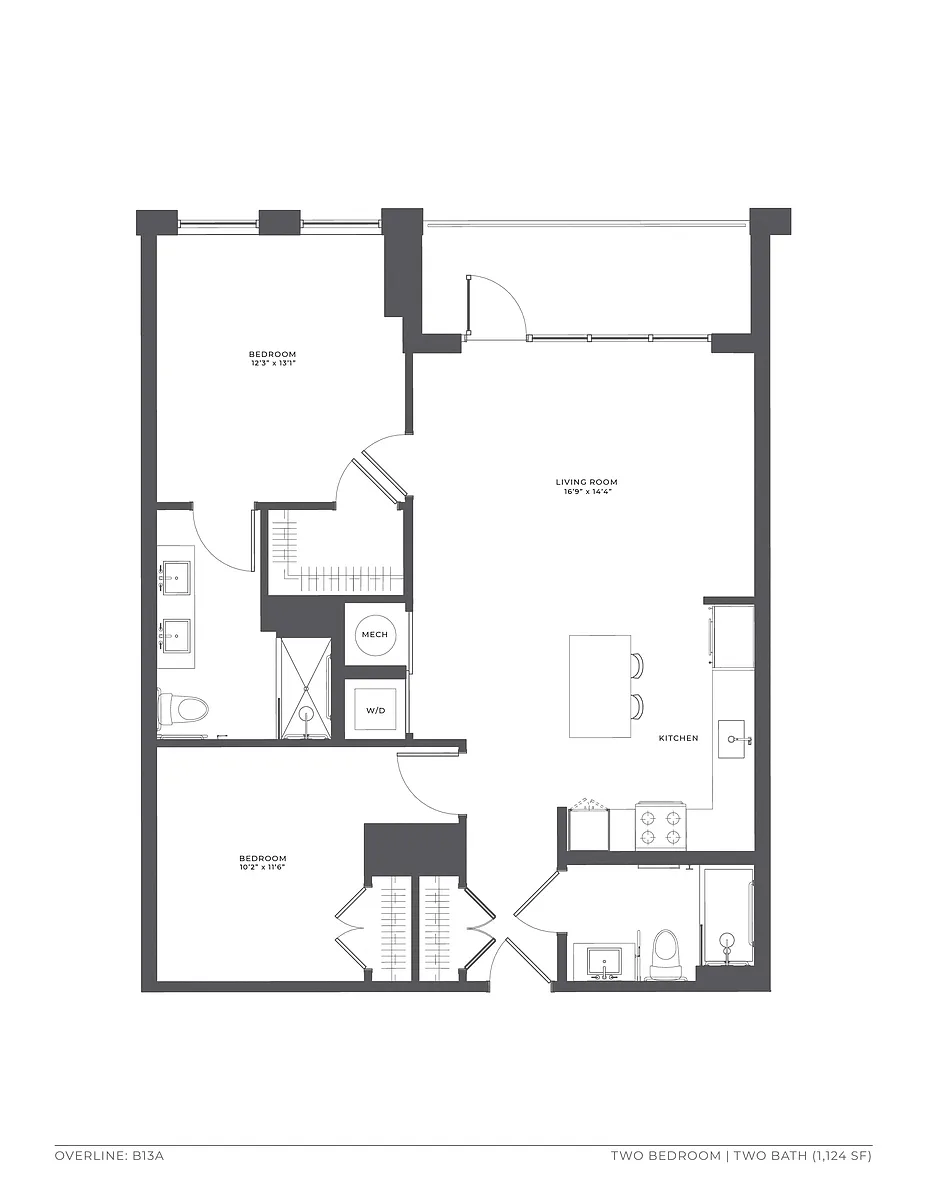 Floor plan B13A