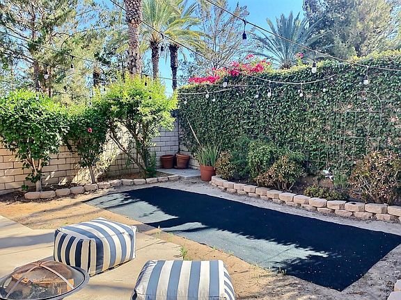 Open and spacious backyard.