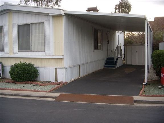Carport and back door