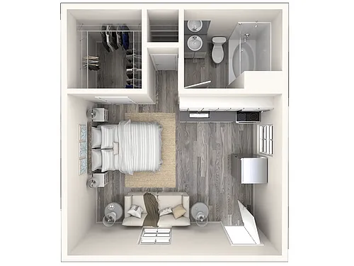 Floor plan Studio