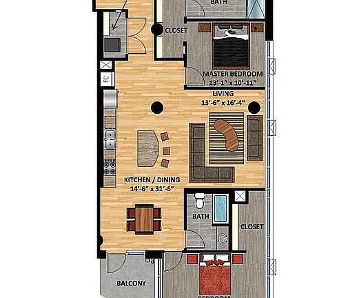 2nd image of 740 Portland Ave #1203