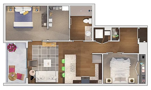 Floor plan B2
