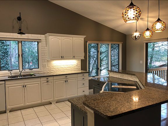 Kitchen with lots of natural light