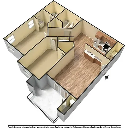 Floor plan 2X2