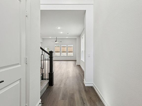 Welcoming entry Real home pictured