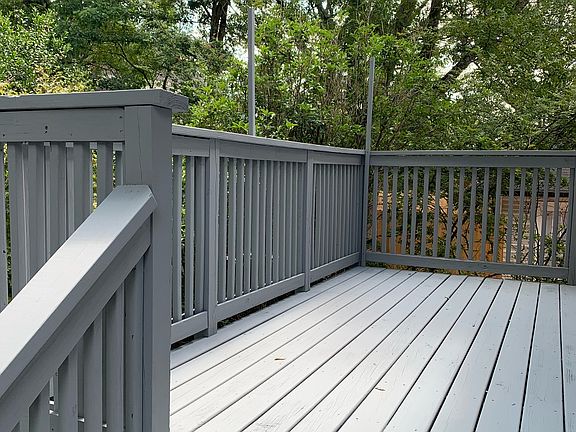 Private rear deck