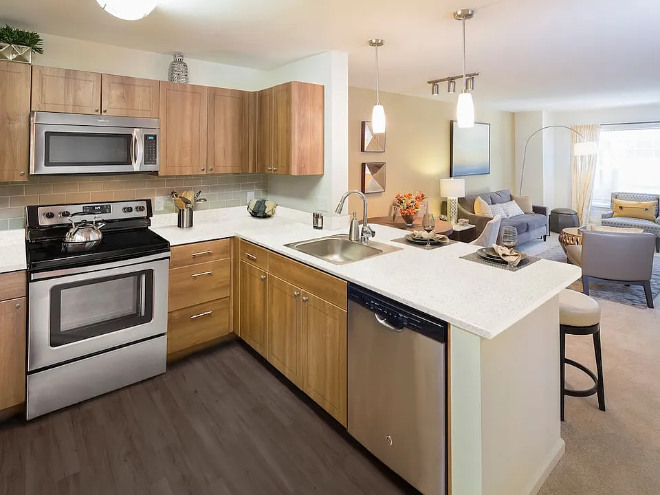 Kitchen and Living Room