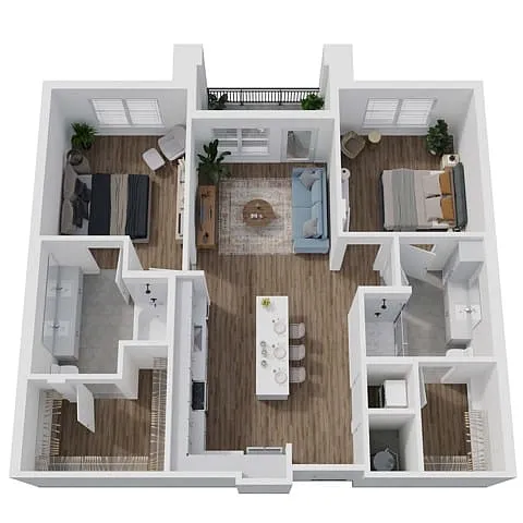 Floor plan 2B