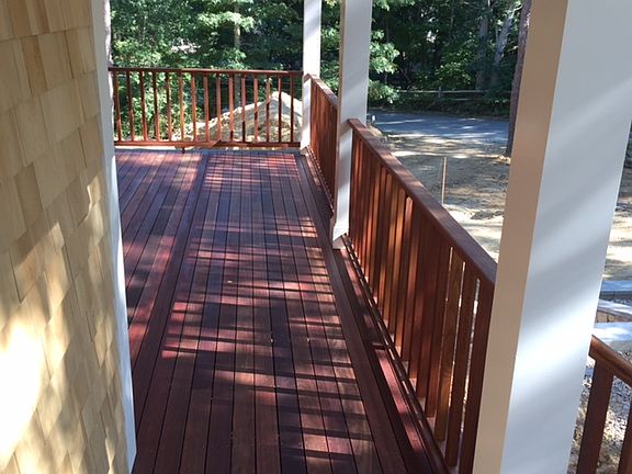 Farmer's porch, mahogany 