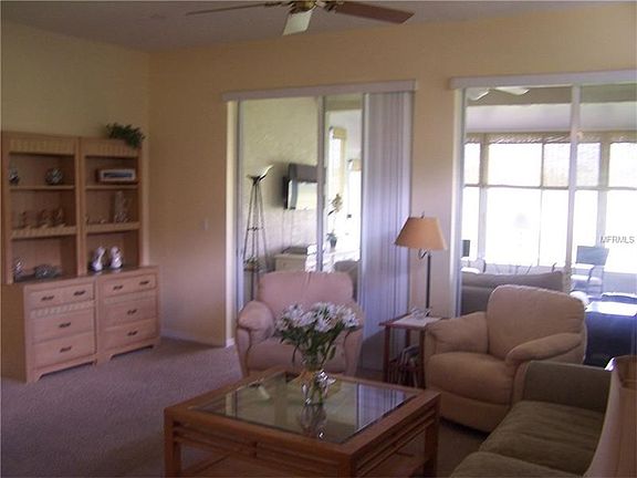 Living room view from front door