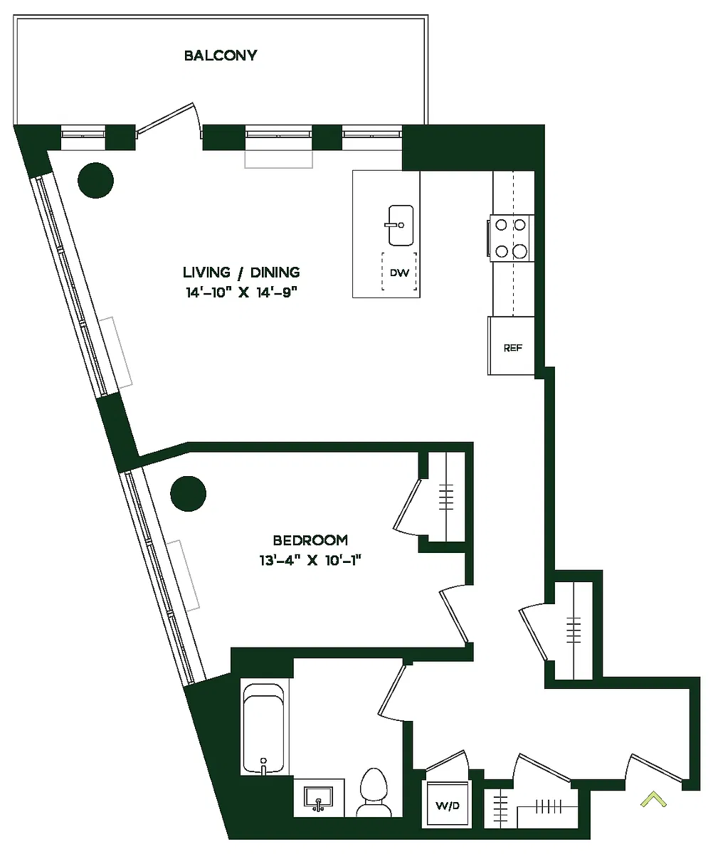 Floor plan A16E