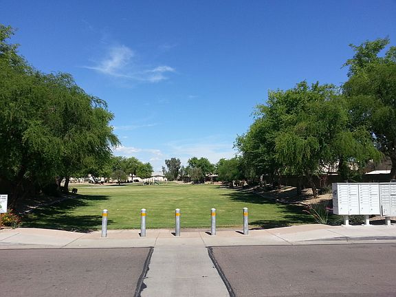 View of community park from front of property