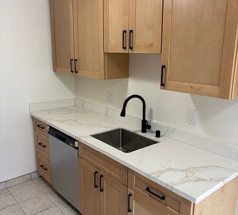 Modern kitchen with dishwasher