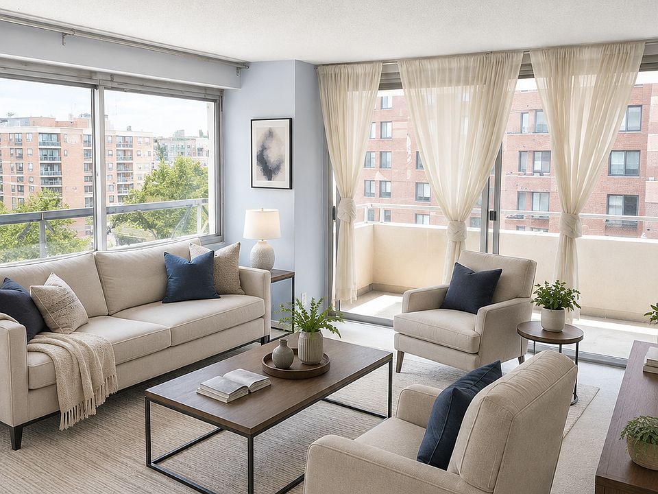 Living Room - Virtually staged to show possible use & layout of the space.