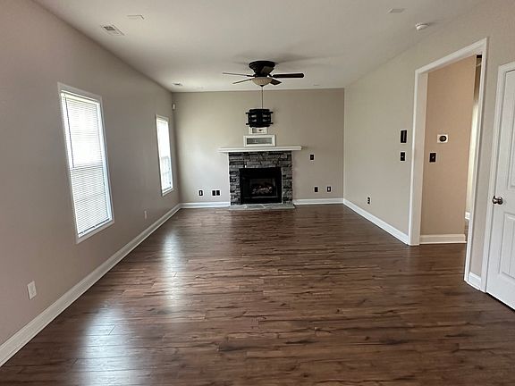 Living room from dining area