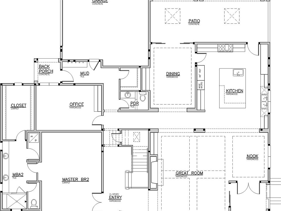 La Belle Maison Main Floor Plan by JayMarc Homes
