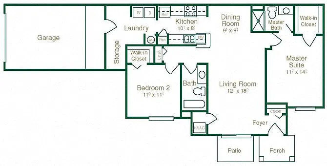 Floor plan Aspen
