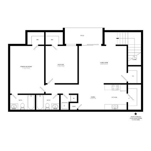 Floor plan Vanderbilt