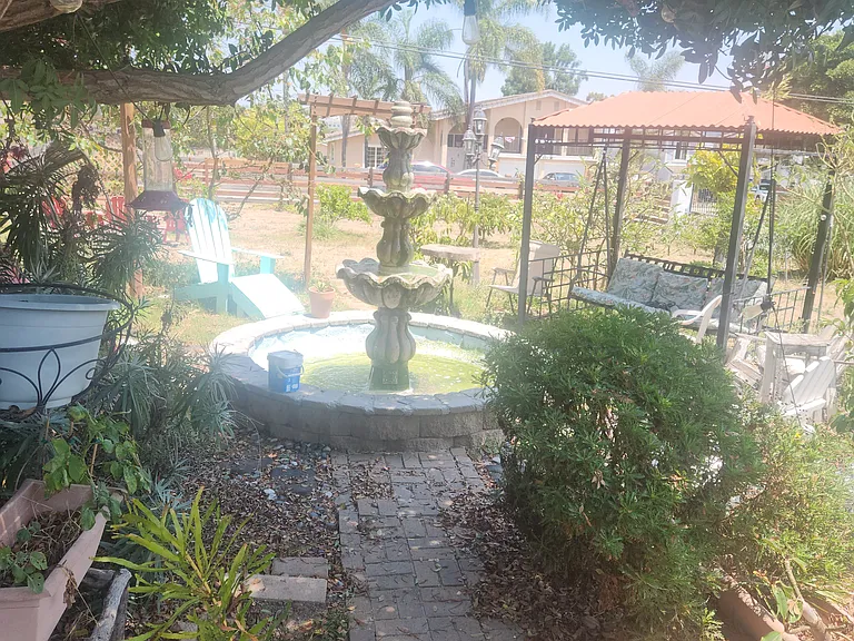 Front yard fountain