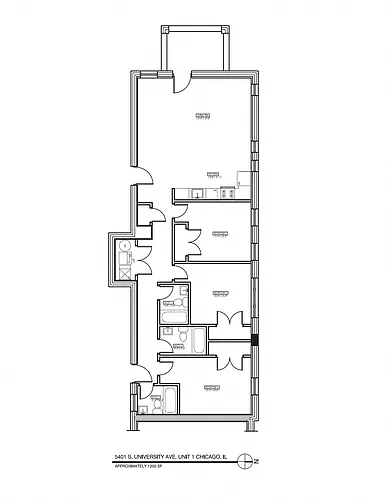 Floor plan 3 Bedroom - 2 Bathroom