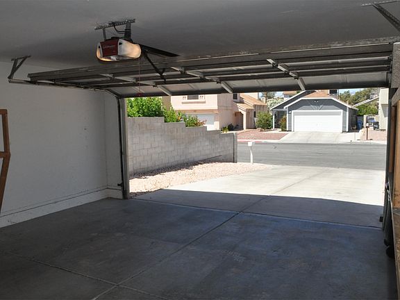 Inside view of garage.