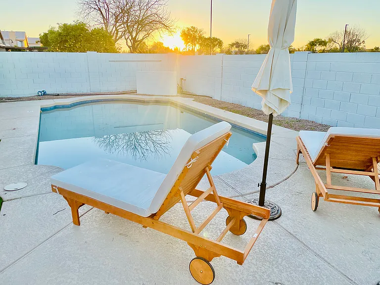 Pool maintained by professionals