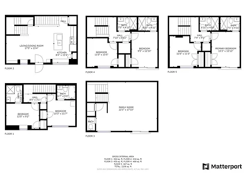 Floor plan 1330 N 15th St