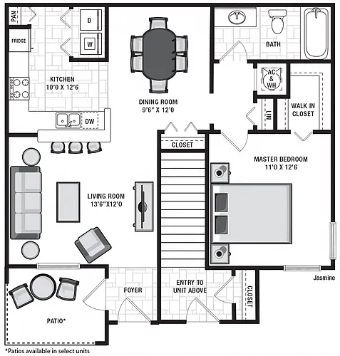 Floor plan Jasmine