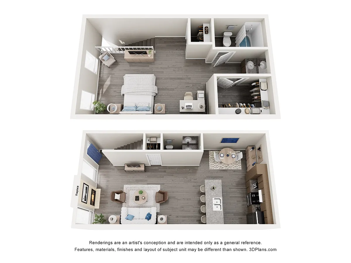 Floor plan A - Townhome