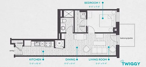 Floor plan The Twiggy