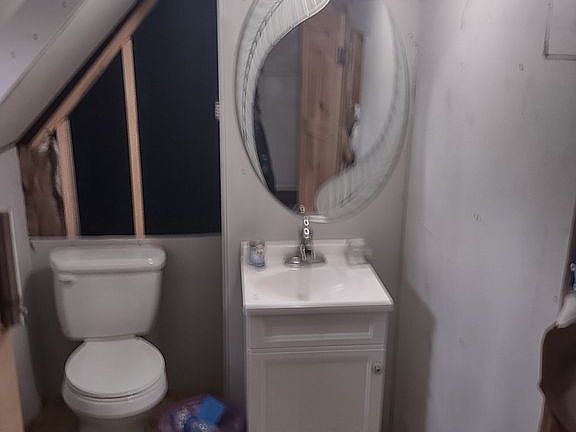 Upstairs half bath 