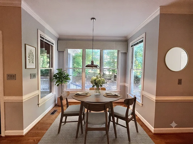 Breakfast room-Virtually Staged