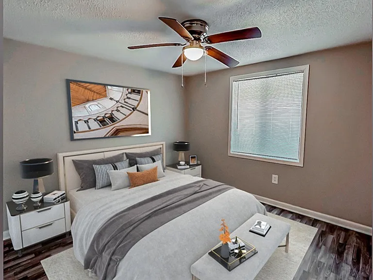 Relax in cozy bedrooms that offer plenty of storage and natural light, creating a perfect retreat at the end of the day.