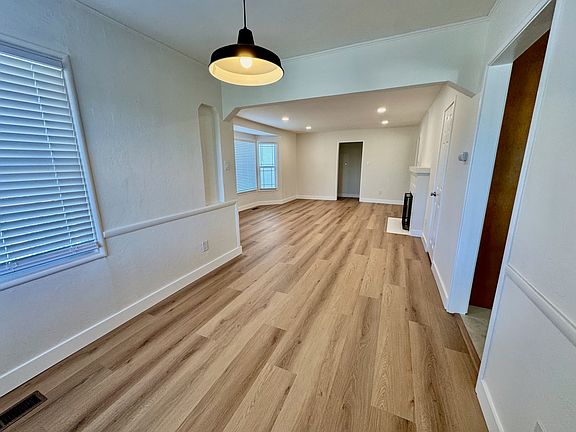 Dining room and living room